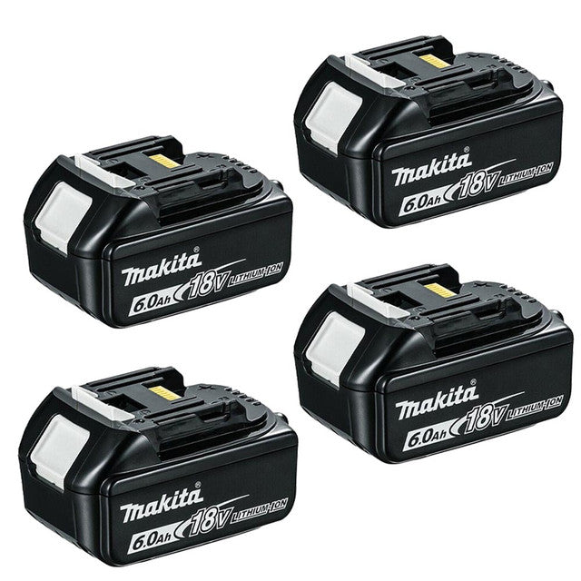 Makita BL1860B 18V 6.0Ah LXT Lithium-Ion Battery 4 Pack